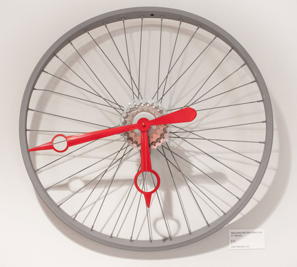 bent mtb wheel