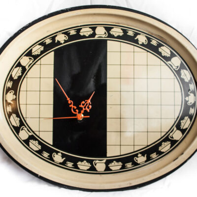 vintage-enamel-tray-clock-black-beige-tea-main