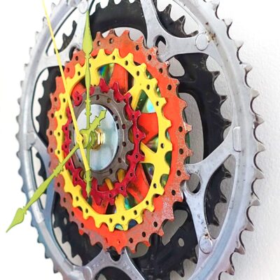 bike-sprocket-clock-orange-yellow-red
